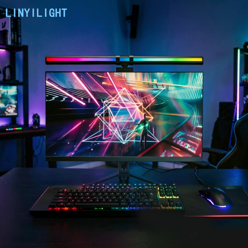 Home Office Work - 60/80 cm RGB Işık LED Monitör
