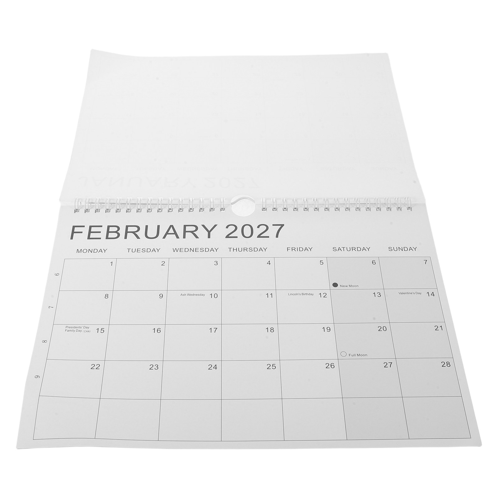 Home Office Wallpaper - Kağıt Takvim 2027-2028 İngilizce Duvar Takvimi