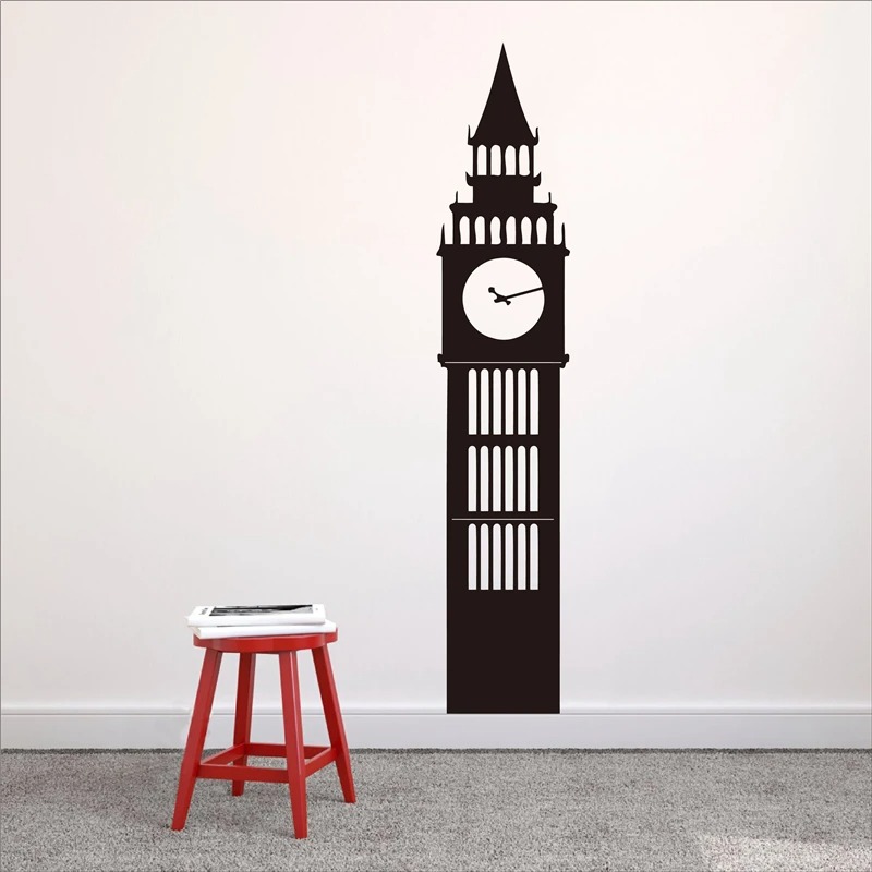Home Office Of London - Londra Big Ben Saati Duvar Çıkartması