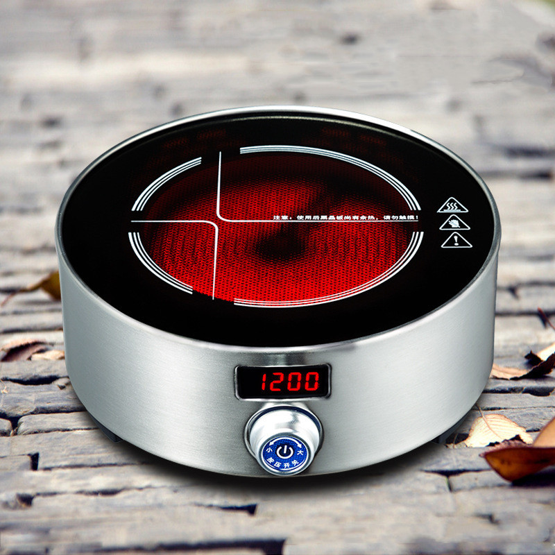 Home Office Gear - 1200W Mini Elektrikli Seramik Ocak Evde