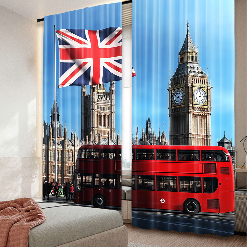 Home Office Of London - 2 adet Big Ben Londra Sokak