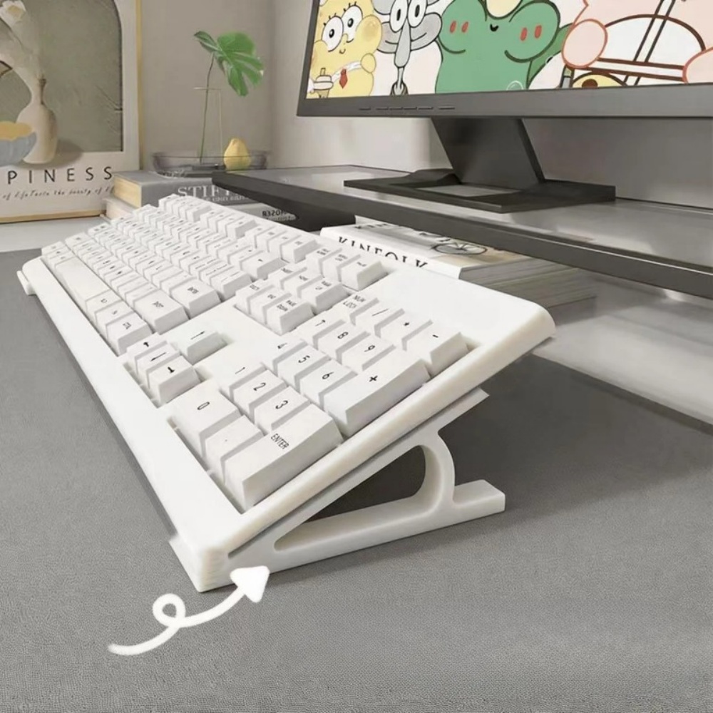 Home Office Studio - 2 adet ergonomik klavye yükseltici ofis