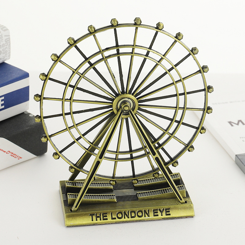 Home Office Of London - Retro çinko alaşım dönme dolap modeli