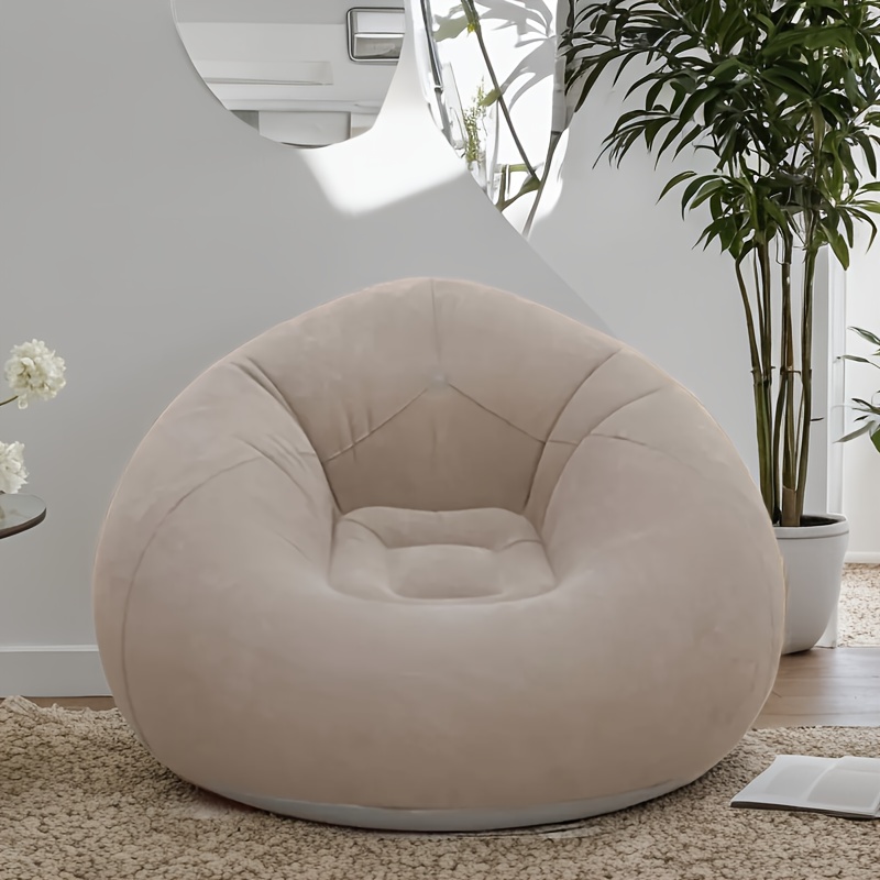 Home Office Studio - Flocked PVC Inflatable Sofa Chair -