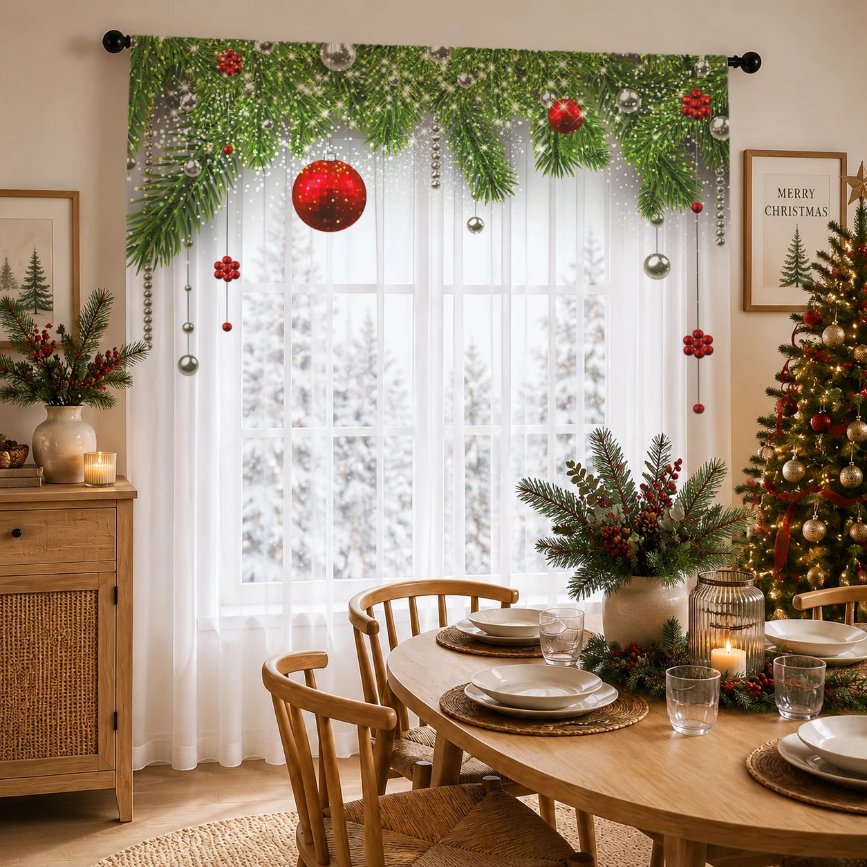 Noel Gradyanlı Şeffaf Perde, O - Home Office With Plants incelemesi ve fiyatı