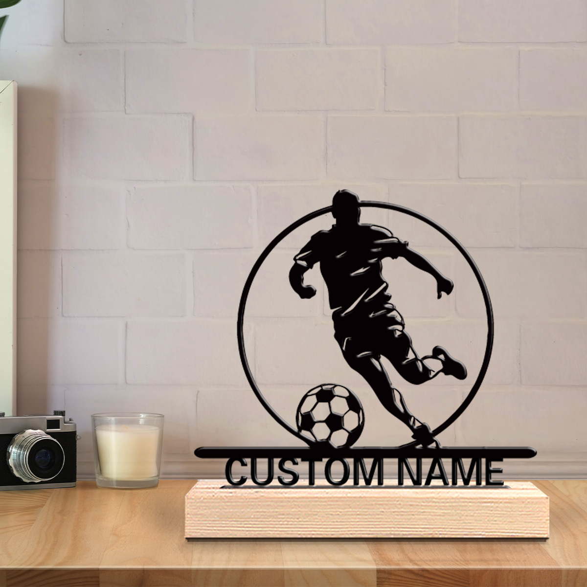 İsme Özel Metal Futbolcu Heyke - Home Office Design incelemesi ve fiyatı
