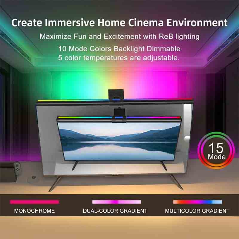 60/80cm Monitör Işık Çubuğu RG - Home Office Work incelemesi ve fiyatı
