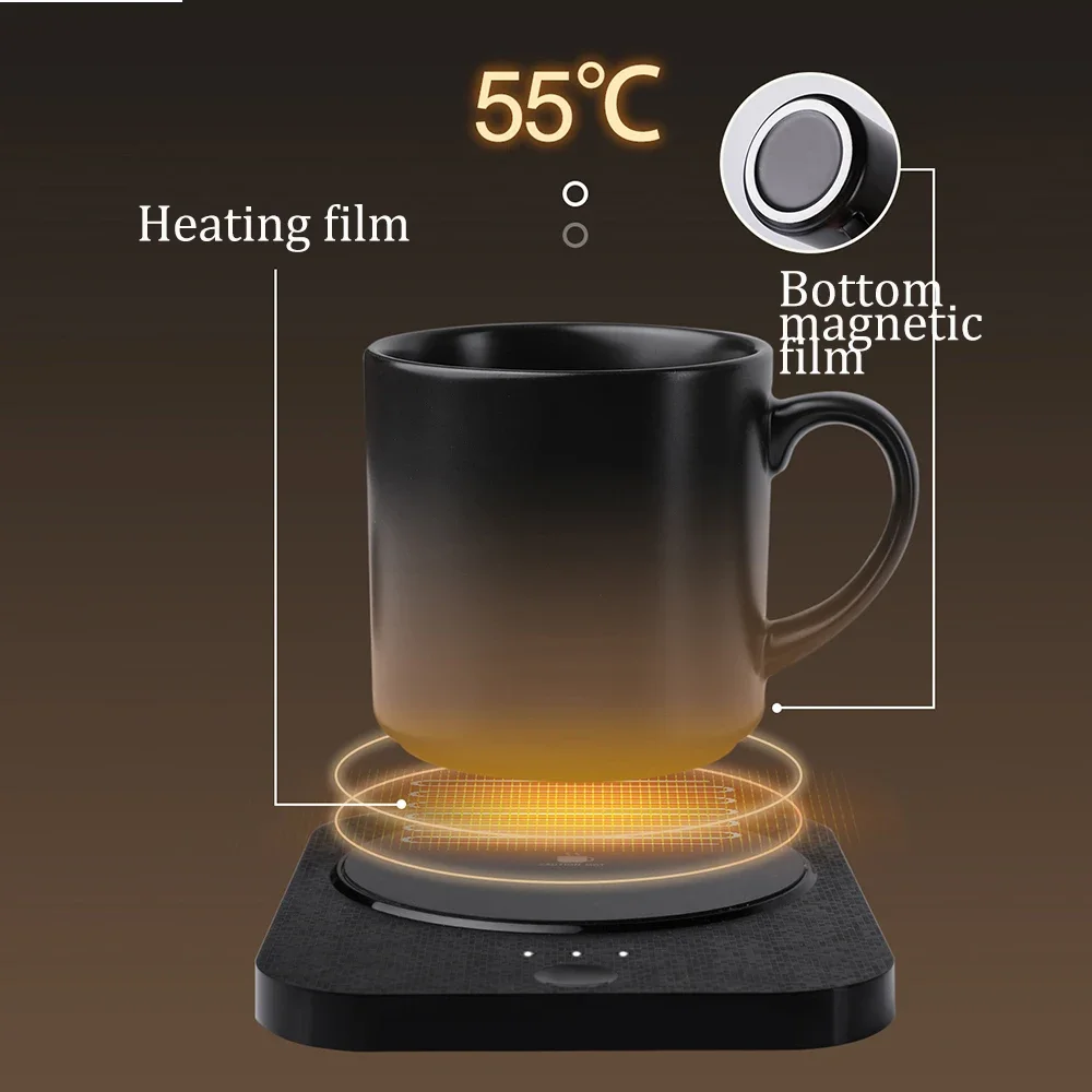 USB kablosuz şarj kupa ısıtıcı - Home Office Gear incelemesi ve fiyatı