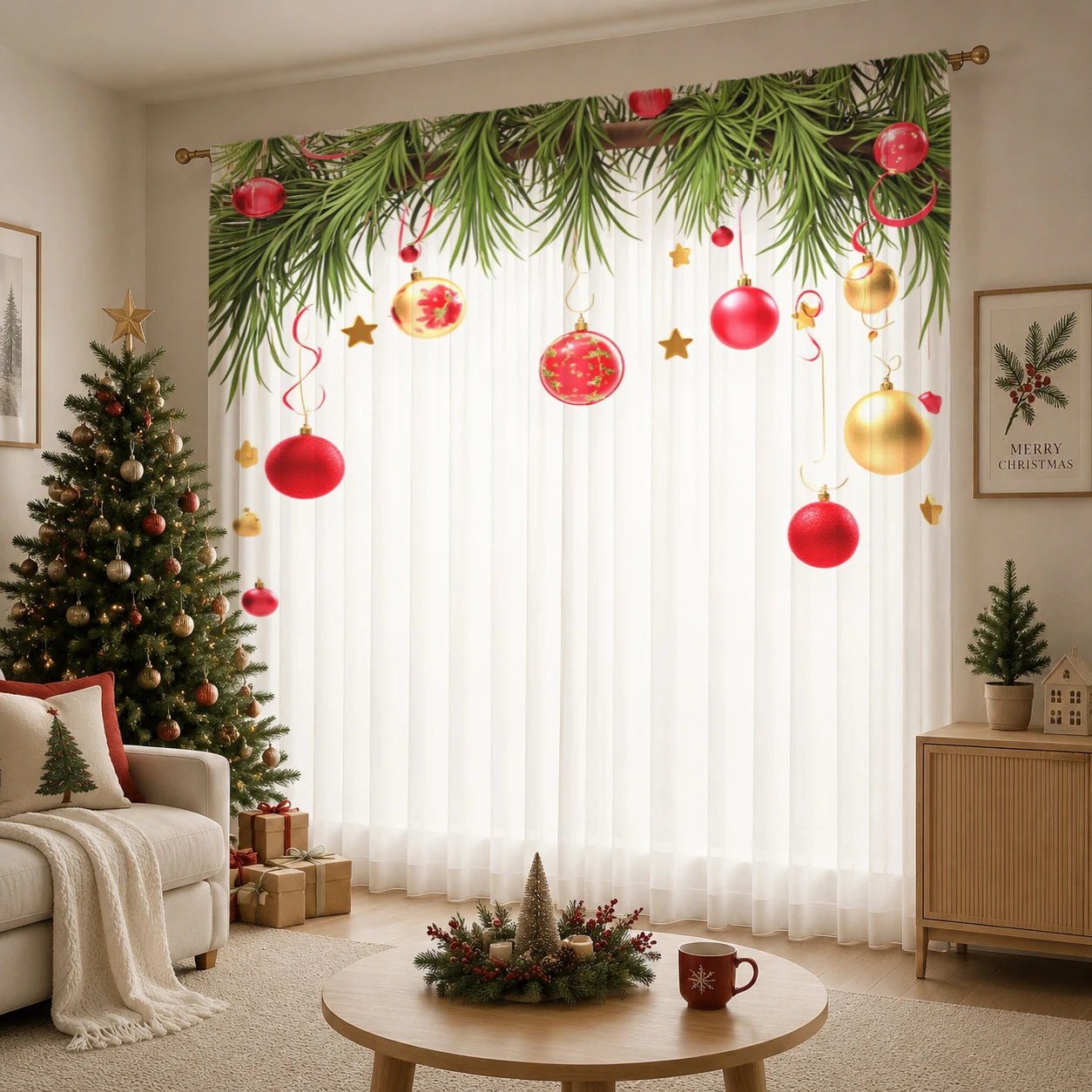 Noel Gradyanlı Şeffaf Perde, O - Home Office With Plants incelemesi ve fiyatı