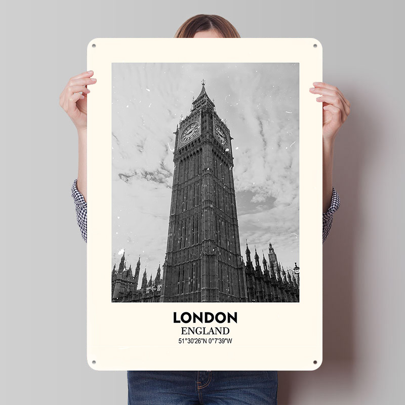 Londra Big Ben Baskılı Poster  - Home Office Of London incelemesi ve fiyatı