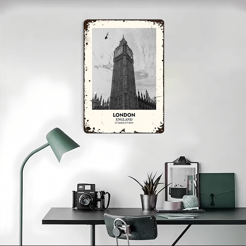 Londra Big Ben Baskılı Poster  - Home Office Of London incelemesi ve fiyatı