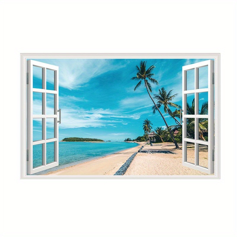 3D Duvar Çıkartmaları Sahte pe - Home Office Wallpaper incelemesi ve fiyatı